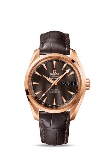 Omega Seamaster Aqua Terra 150M Co-Axial 38.5 Annual Calendar Red Gold / Grey